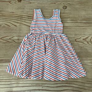 Alice + Ames Tank Ballet Dress, Blue and Red Stripe